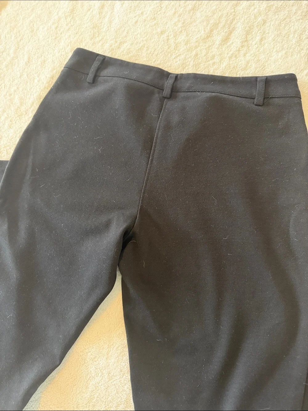 Michael Kors Black Skinny Jeans with Gold Zipper Accents